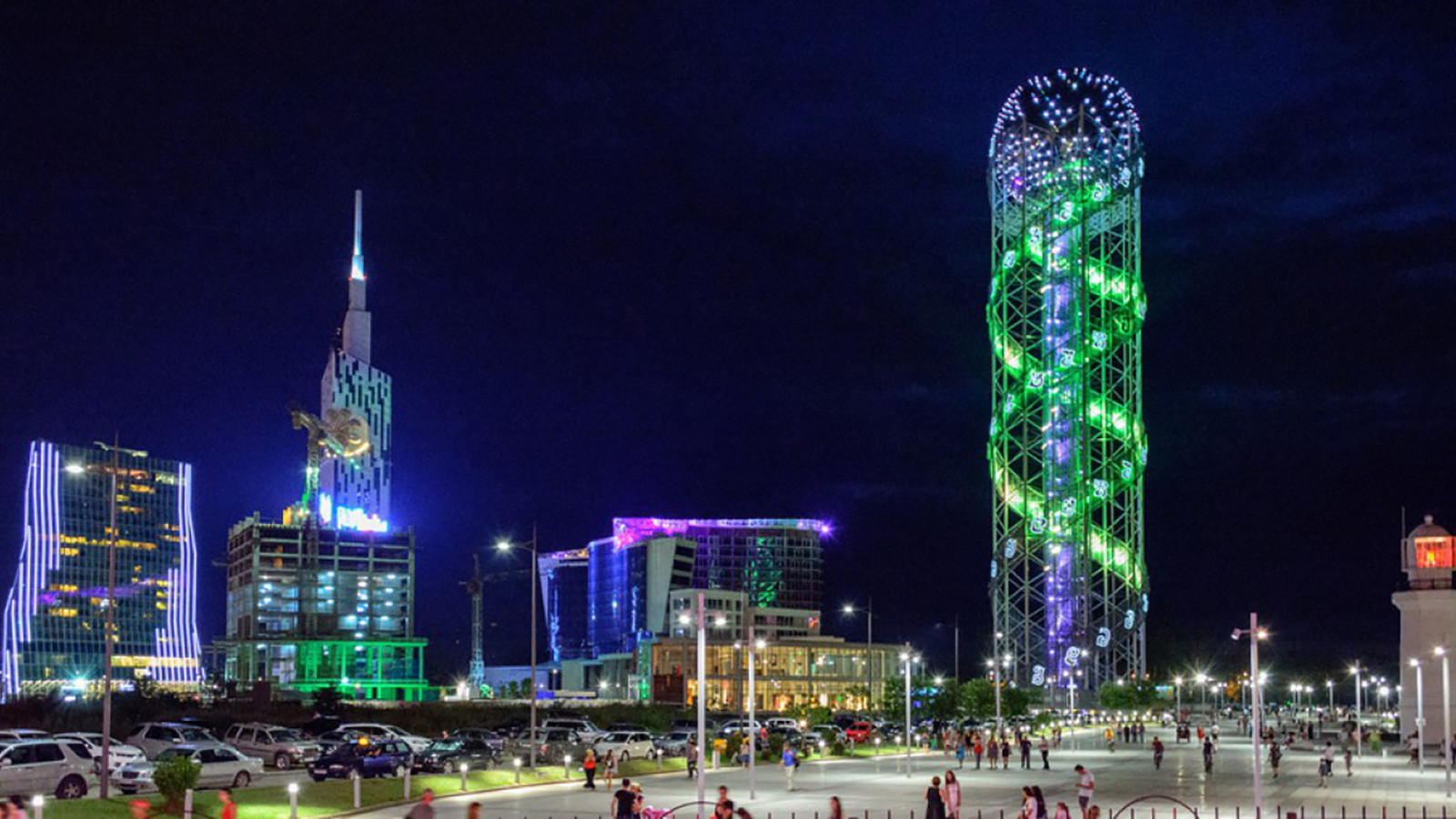 Batumi City Tour: Europe Square, Alphabetic Tower, Statue of Medea, Statue of Ali and Nino, Batumi Ferris Wheel, Piazza Batumi