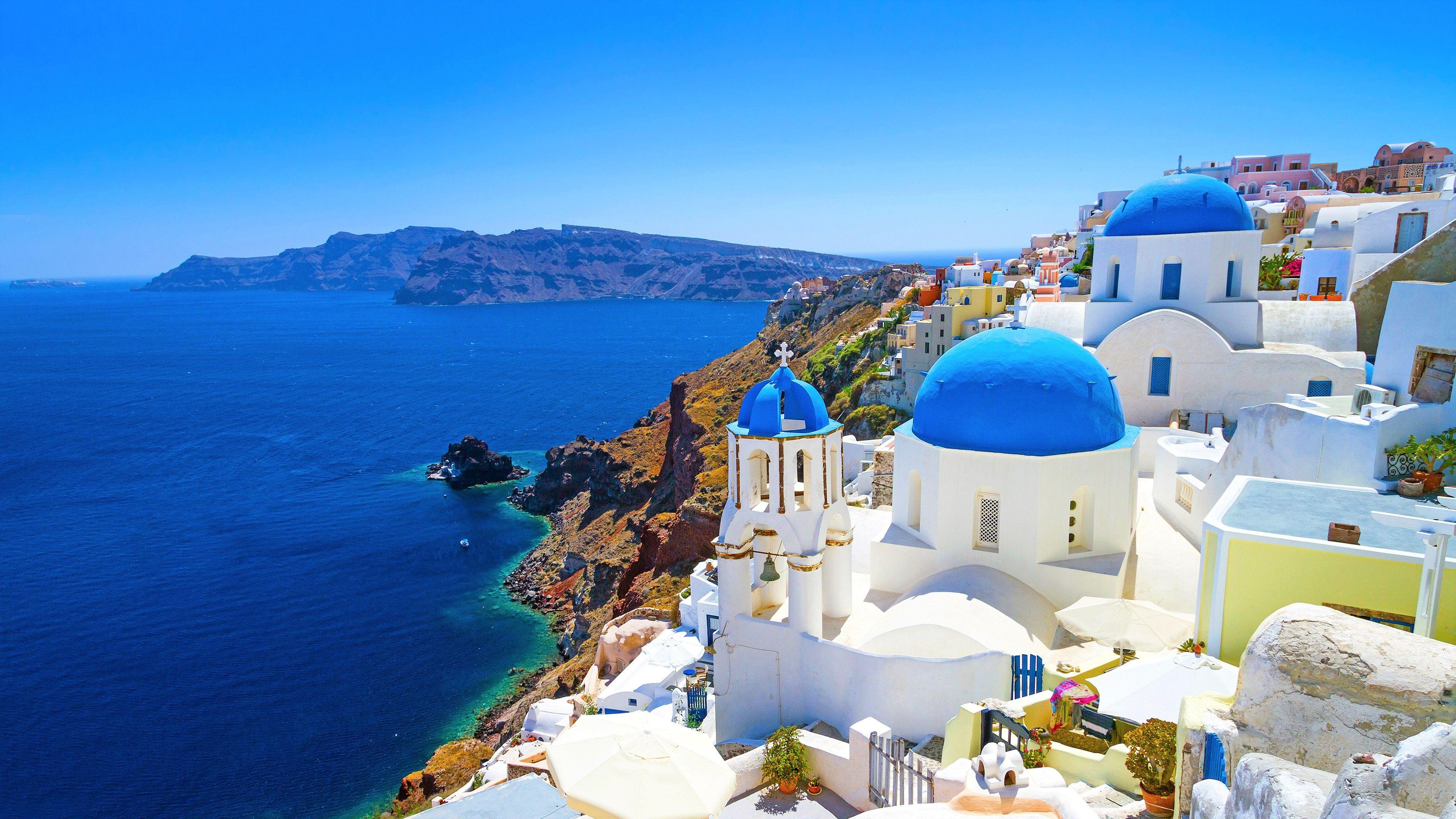 After Breakfast, Today Private transfer from hotel - port. Board Ferry from Mykonos to Santorini. Private transfer from port - hotel. Check in at the hotel. Rest of the day at Leisure. Overnight in Santorini.