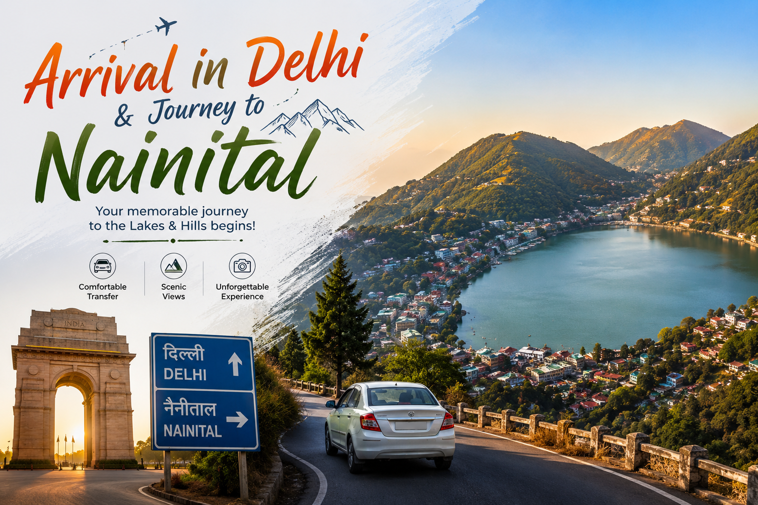 Arrival in Delhi & Journey to Nainital